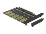 DeLOCK PCI Express x16 kaardist 5 x sisese M.2 Key B/SATA salvestusseadme juhtimisele