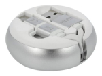 Delock 92cm H&otilde;bedane Valge 2 in 1 USB Kaabel
