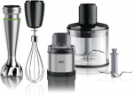 Braun K&auml;siblender MQ9138XI MultiQuick 9 1200 V Kiiruste arv 3 K&ouml;&ouml;gikombat Ice crushing Must/Roostevaba teras