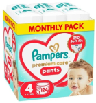 Pampers Pants m&auml;hkmed 4. suurus 9-15 kg 124 tk