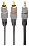 Gembird CCA-352-2.5M Audio kaabel 3.5 mm stereo 2x RCA 2.5m