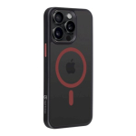 Taktikaline MagForce Hyperstealth 2.0 kate iPhone 15 Pro Max jaoks / must/punane