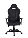 Arozzi Torretta Soft Fabric Gaming Chair Metal/Reinforced nylon Pure Black