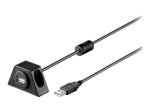 goobay USB-laadimiskaabel 2m Must