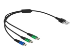 Delock USB Type-C kaabel, 30cm, Must