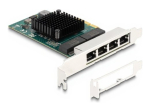 DeLock PCI Express 2.0 x4 1Gbps V&otilde;rguadapter