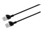 Prokord Slim CAT 6a Unshielded FTP 30cm v&otilde;rgukaabel must