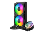 Cooler Master MasterLiquid 240 Atmos ARGB veek&uuml;lm s&uuml;steem 1-pack must 120 mm