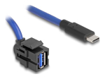 Delock USB Type-C Kaabel 50cm Must