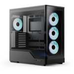 AeroCool P500A Tower ATX ilma toiteallikata must