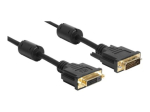 Delock 3m must DVI-kaabel