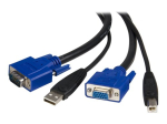 StarTech.com 10ft 2-in-1 universaalne USB KVM kaabel VGA/USB KVM kaabel