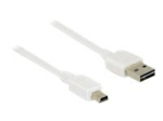 Delock Lihtne USB kaabel 1m Valge
