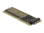 DeLOCK PCI Express x16 (x4 / x8) 1 x NVMe M.2 M v&otilde;tmega serverisalvestuse kontroller