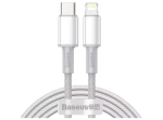 Baseus High Density USB-C kuni Lightning kaabel 20W 1m valge