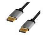 LogiLink 2m DisplayPort kaabel must hall