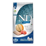 FARMINA N&D Ocean Dog Salmon, Cod, Cantaloupe, Melon Adult Mini - kuiv koeratoit - 7 kg