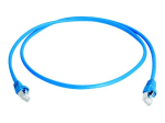 Teleg&auml;rtner DataVoice Office CAT 6a SFTP, PiMF 25cm Patchkaabel Sinine RAL 5015