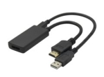 DELTACO Video adapterikaabel DisplayPort / HDMI must