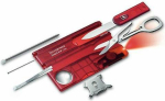Victorinox Swisscard punane l&auml;bipaistev multitool
