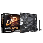EEMALUPLAAT GIGABYTE AMD B550 Socket AM4 micro ATX RAM DDR4-SDRAM 4xSlots Wi-Fi Yes Bluetooth Yes 2xNumber of M.2 (M) slots B550MKWF6E