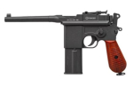 Ranger M712 BROOMHANDLE Full Auto Blowback Air Rifle Pistol,.45 Caliber, 19-Shots, KWC