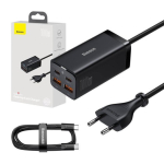 Baseus GaN3 laadija 2x USB-C / 2x USB / 100W