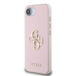 Guess PU struktuuriga 4G Metal Logo &uuml;mbris Apple iPhone 16e jaoks
