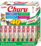 INABA Churu Mitmekesisusarvik Tuna koerakas - 40 x 14g
