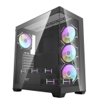 Darkflash DS900 arvutikorpuse (must) + 7 ARGB ventilaatorit