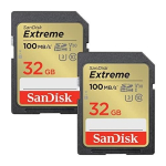 SanDisk Extreme - flashm&auml;lukaart - 32 - SDHC UHS-I - 2 tk.
