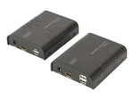 DIGITUS Professional HDMI KVM laiendaja IP kaudu, KVM/helilaiendaja komplekt