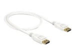 Delock 50cm DisplayPort Kaabel Valge