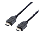 Manhattan HDMI kaabel, 4K@30Hz (k&otilde;rge kiirus), 1.5m, isane-isane, must, Ultra HD 4k x 2k, t&auml;ielikult varustatud, kullatud kontaktid, eluaegne garan...