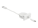 DeLOCK Easy USB 2.0 kuni USB Type-C kaabel 50cm valge