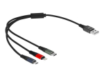 Delock Laadimiseks m&otilde;eldud Lightning kaabel 30cm Must