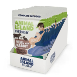 ANIMAL ISLAND Vasikaliha k&uuml;&uuml;likuga fileed puljongis - m&auml;rgkassitoit - 12x85g
