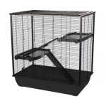 INTER-ZOO Frodo + Plastic Black - puur hamstrile
