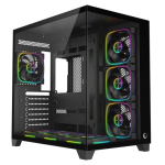 RAMPAGE PC CASE WITH TEMPERED GLASS czarny