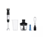 TEFAL HB67E830 Quickchef+ Hand Blender 1000 W Number of speeds 20 Turbo mode Ice crushing Black/Stainless Steel
