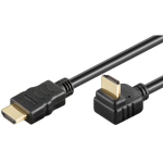 Goobay HDMI 2.0 Ethernetiga 270&deg; nurkne kaabel 4K 60Hz 1.5m Must