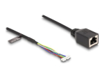 DeLOCK CAT 5e 30cm V&otilde;rgukaabli adapter Must