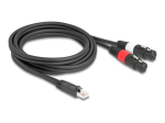 Delock DMX kaabel 2m must