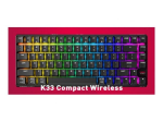 CHERRY XTRFY K33 Compact Wireless Keyboard Mechanical Key Switch RGB Nordic Nordic