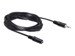 Delock Audio Pikenduskaabel Must
