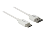 Delock High Speed HDMI koos Ethernetiga HDMI kaabel koos Ethernetiga 50cm Valge