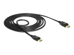 Delock 1.5m DisplayPort Kaabel Must