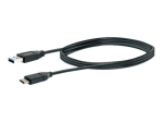 Schwaiger Professionaalne USB 2.0 / USB 3.0 / USB 3.1 USB Type-C Kaabel 1m Must