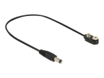 Delock 30cm toitekaabel must