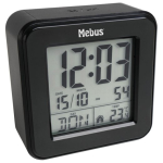 Mebus 25595 Digital Alarm Clock Black